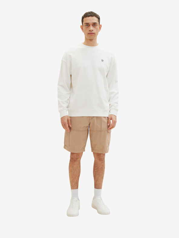 Tom Tailor Svetlohnedé pánske šortky Tom Tailor s vreckami