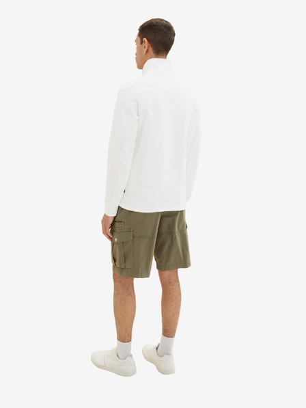Tom Tailor Khaki pánske šortky s vreckami Tom Tailor