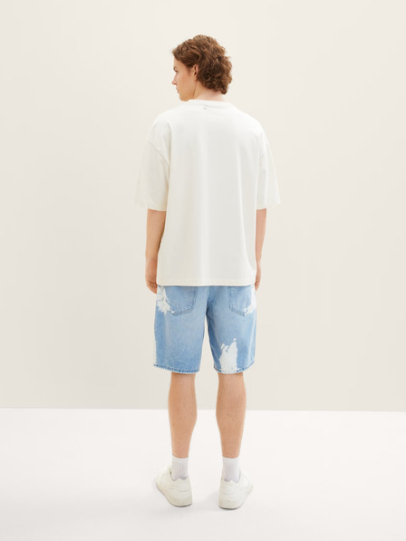 Tom Tailor Denim Svetlomodré pánske džínsové šortky Tom Tailor Denim
