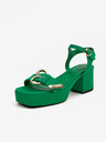 Love Moschino Zelené dámske sandále Love Moschino