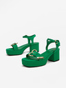 Love Moschino Zelené dámske sandále Love Moschino