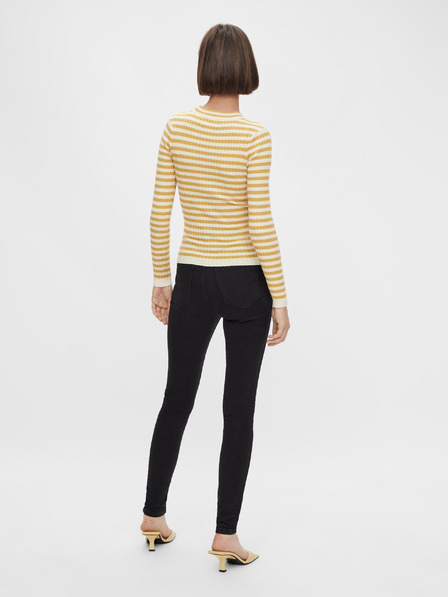 Pieces Čierne skinny fit džínsy Pieces Highfive