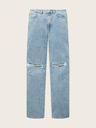 Tom Tailor Denim Svetlomodré dámske džínsy širokého strihu Tom Tailor Denim