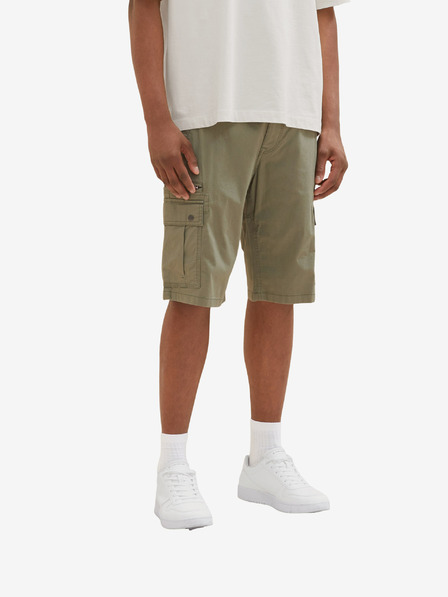 Tom Tailor Khaki pánske šortky s vreckami Tom Tailor