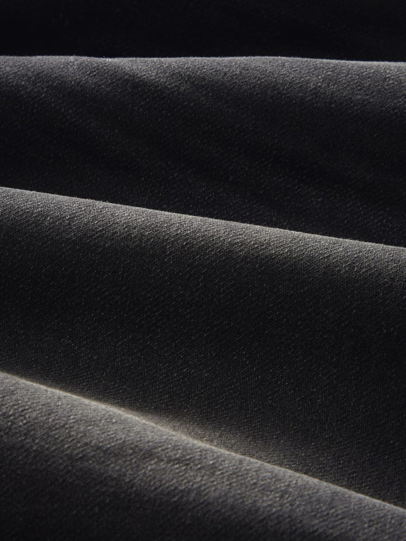 Tom Tailor Denim Čierne pánske džínsové šortky Tom Tailor Denim