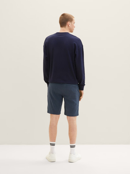 Tom Tailor Denim Tmavomodré pánske džínsové šortky Tom Tailor