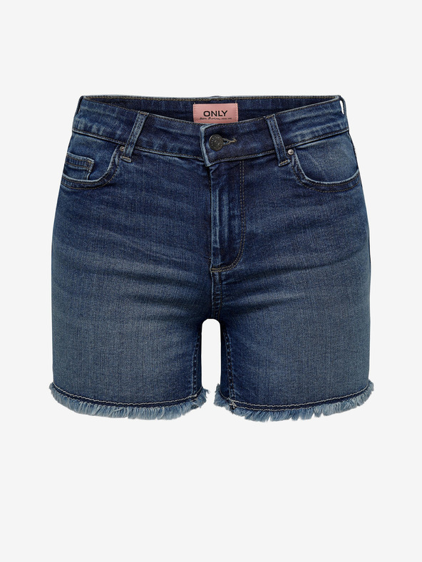 ONLY Tmavomodré dámske džínsové šortky ONLY Blush