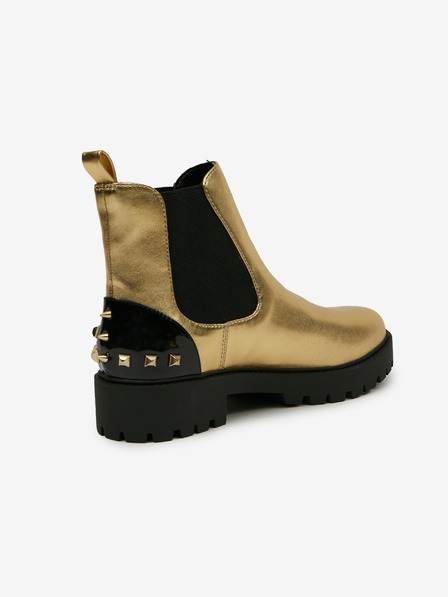 Desigual Desigual Biker Gold dámske členkové topánky
