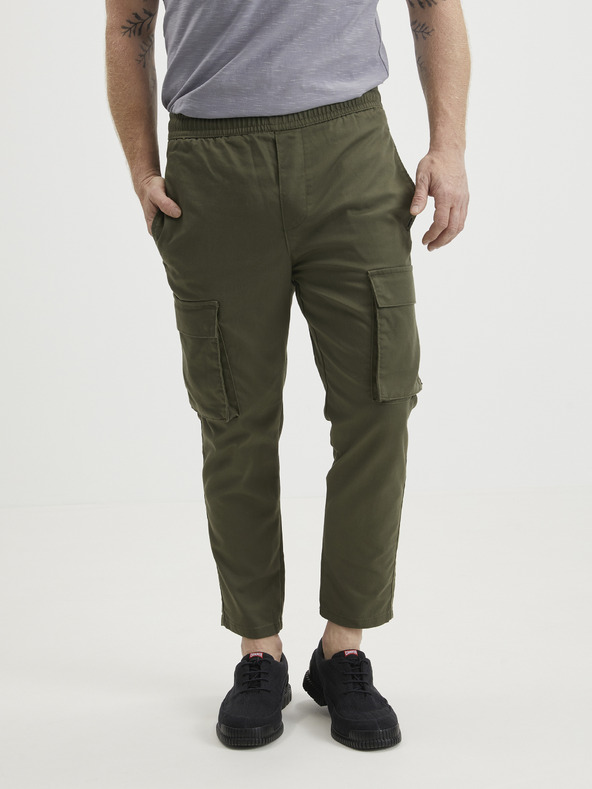 ONLY & SONS Khaki nohavice s vreckami ONLY & SONS Rod