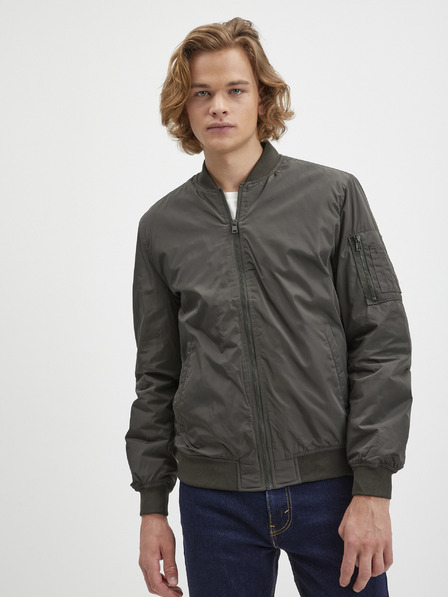 ONLY & SONS Tmavozelená pánska bombera ONLY & SONS Joshua