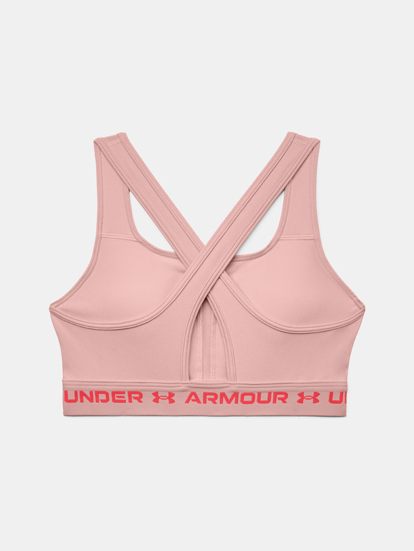 Under Armour Dámska podprsenka Under Armour UA Crossback Mid Hthr
