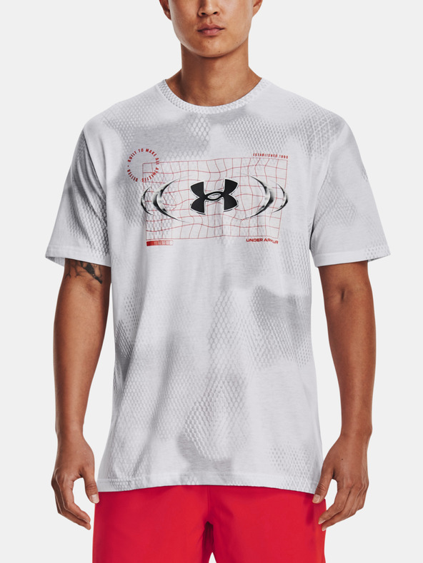 Under Armour Pánske tričko Under Armour UA FBTL AOP METAL LOGO SS