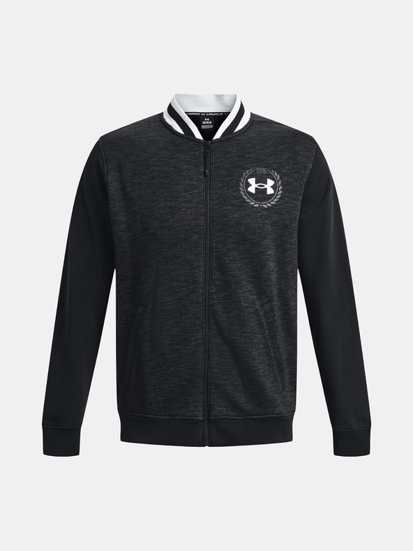 Under Armour Pánska mikina Under Armour UA Essential Heritage Flc FZ
