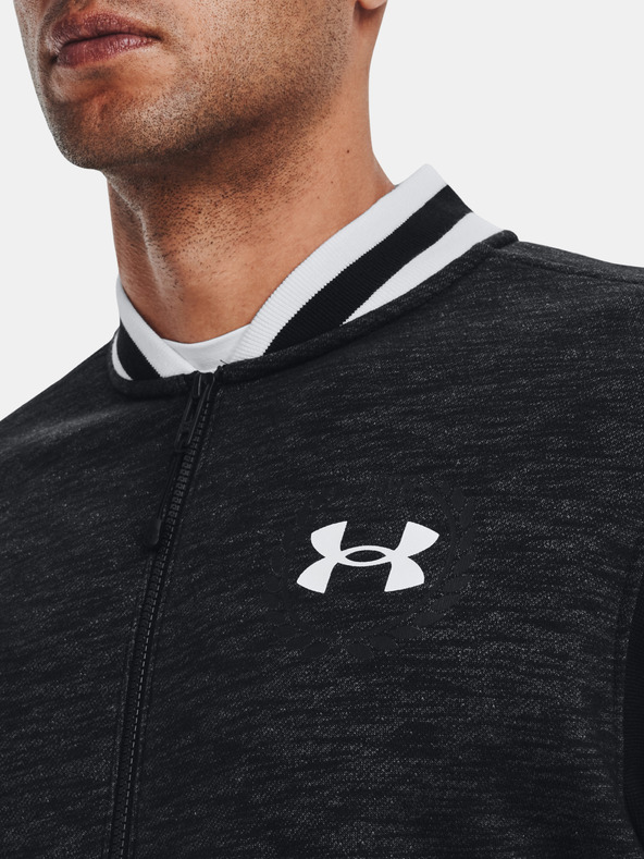 Under Armour Pánska mikina Under Armour UA Essential Heritage Flc FZ