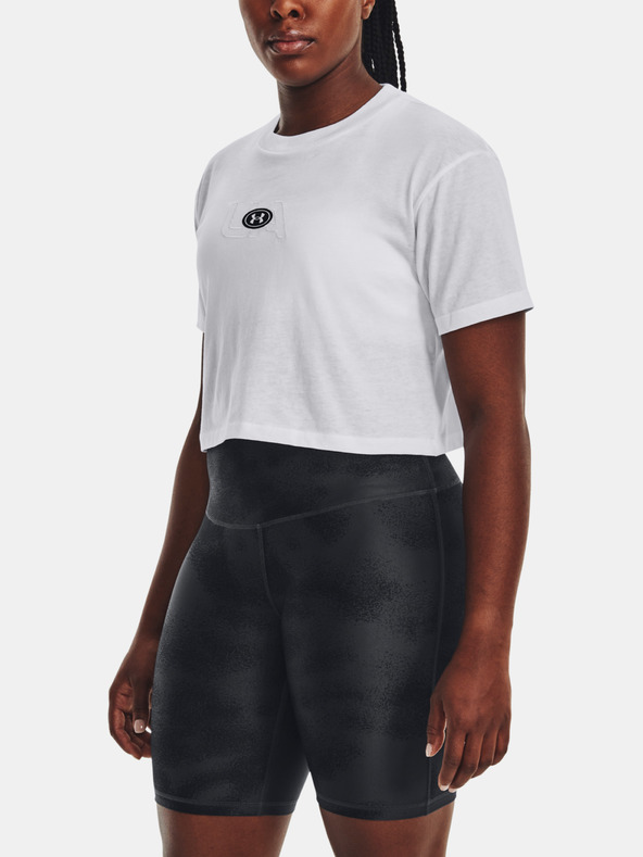 Under Armour Dámske tričko Under Armour UA BRANDED LOGO CROP SS