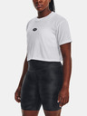 Under Armour Dámske tričko Under Armour UA BRANDED LOGO CROP SS