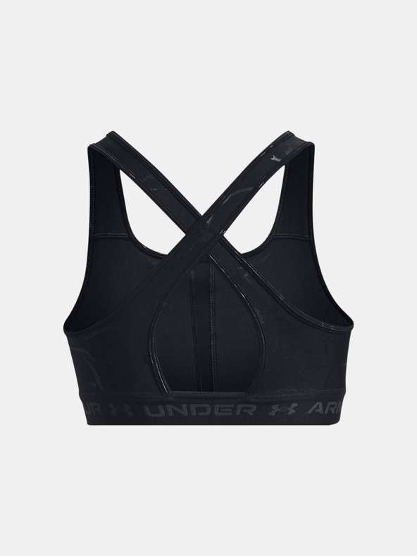 Under Armour Dámska podprsenka Under Armour UA Crossback Mid Emboss