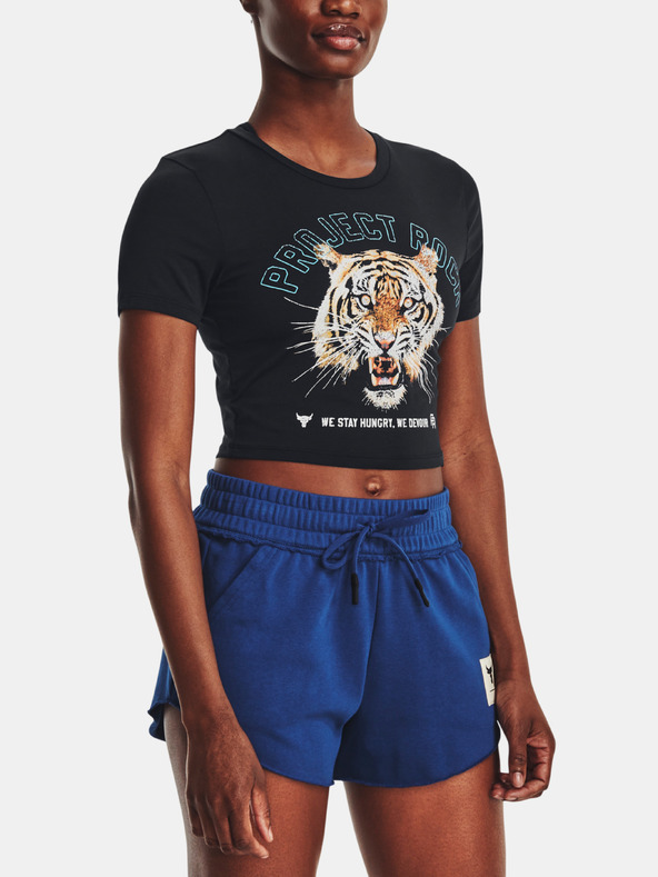 Under Armour Dámske tričko Under Armour Pjt Rck Stay Hungry Crop SS