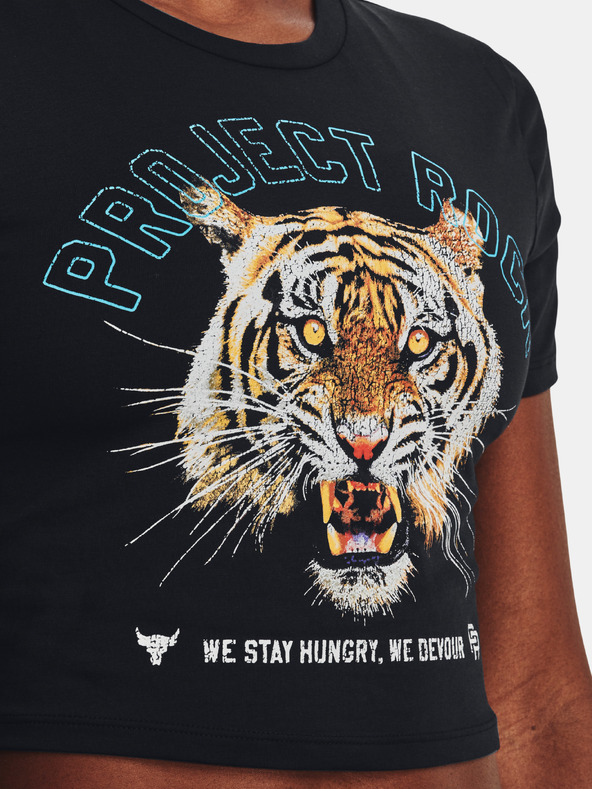 Under Armour Dámske tričko Under Armour Pjt Rck Stay Hungry Crop SS