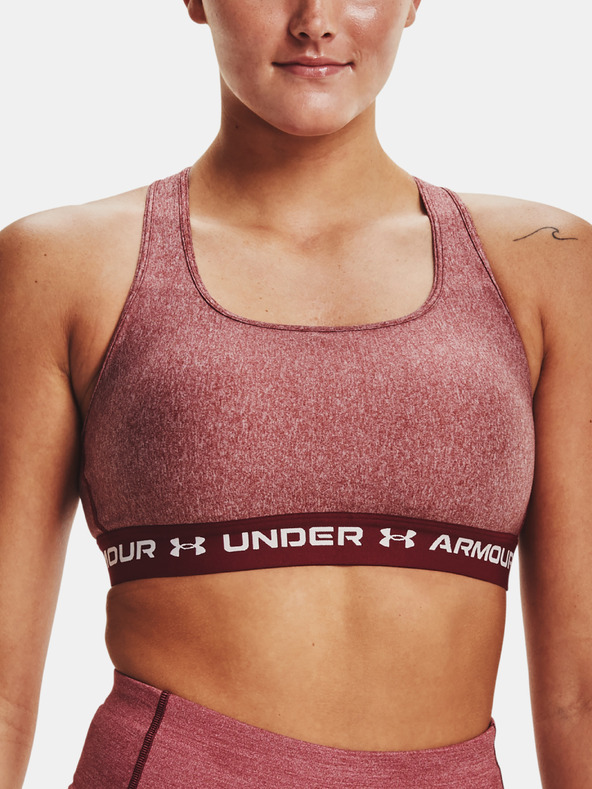 Under Armour Dámska podprsenka Under Armour Crossback Mid Hthr