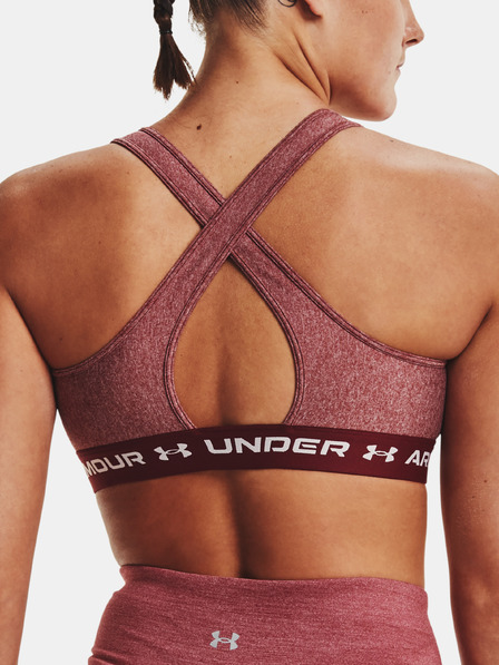 Under Armour Dámska podprsenka Under Armour Crossback Mid Hthr