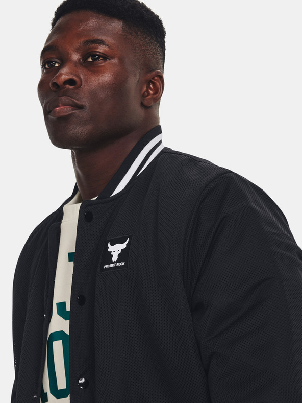 Under Armour Pánska bunda Under Armour Pjt Rock Mesh Varsity Jacket