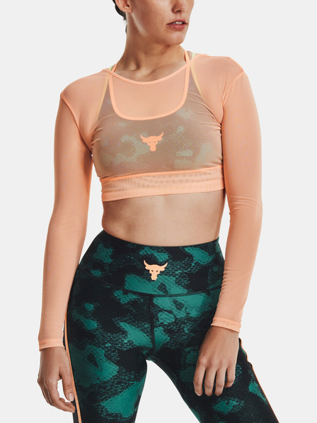 Under Armour Dámske tričko Under Armour Pjt Rock Sheer Mesh LS
