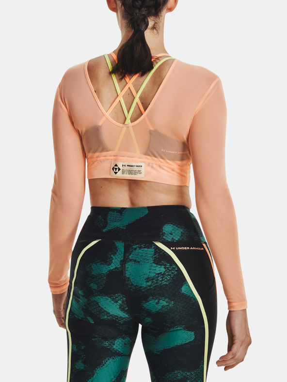 Under Armour Dámske tričko Under Armour Pjt Rock Sheer Mesh LS