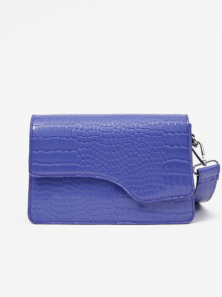 Pieces Svetlofialová dámska crossbody kabelka s krokodílím vzorom Pieces Bunna