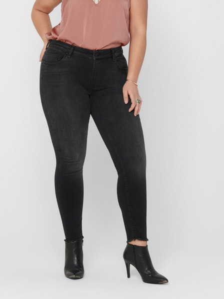 ONLY CARMAKOMA Čierne skinny fit džínsy ONLY CARMAKOMA Willy