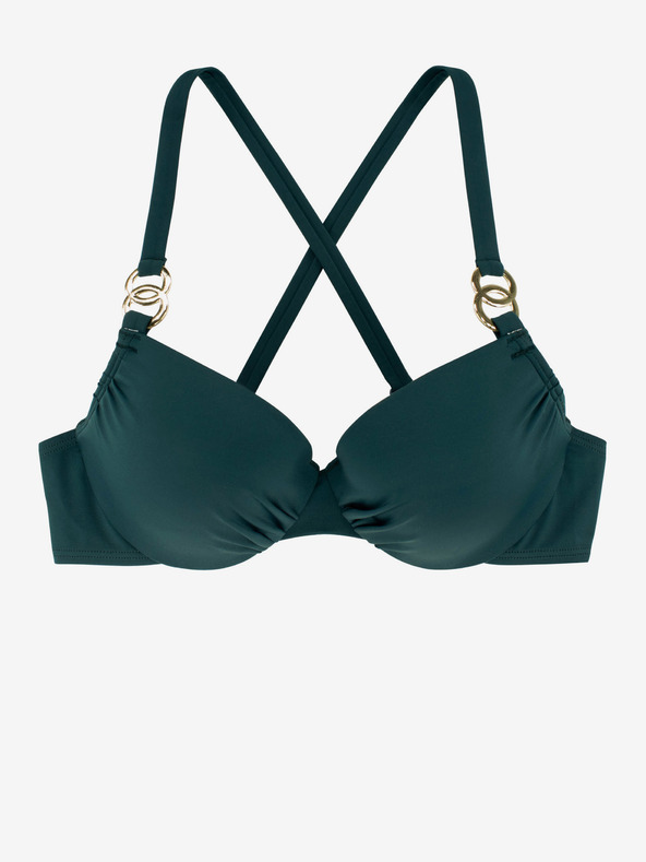 DORINA Tmavozelený dámsky spodný diel bikín DORINA Opio