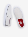 Vans Krémové dámske kožené slip on tenisky VANS UA Classic Slip-On