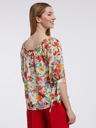 Orsay Červeno-krémová blúzka ORSAY