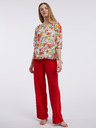 Orsay Červeno-krémová blúzka ORSAY