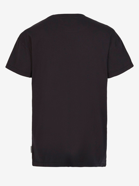 O'Neill Čierne dámske tričko s potlačou O'Neill CONNECTIVE GRAPHIC LONG TSHIRT
