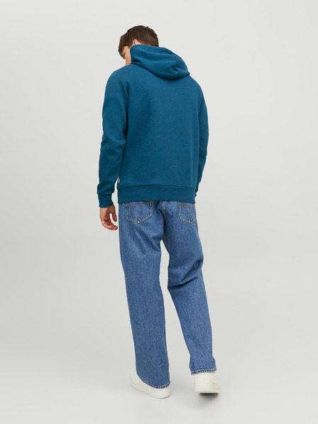 Jack & Jones Modrá pánska mikina Jack & Jones Logo