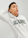 Jack & Jones Svetlošedá pánska opálená mikina Jack & Jones Josh
