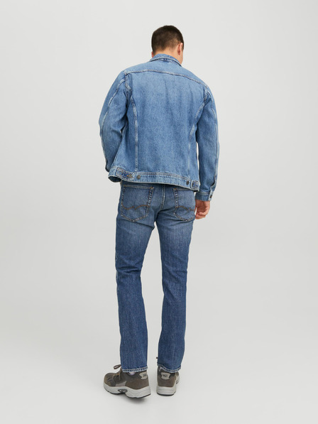 Jack & Jones Modrá pánska džínsová bunda Jack & Jones