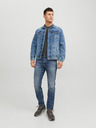 Jack & Jones Modrá pánska džínsová bunda Jack & Jones