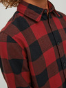 Jack & Jones Čierno-červená pánska kockovaná košeľa Jack & Jones Gingham