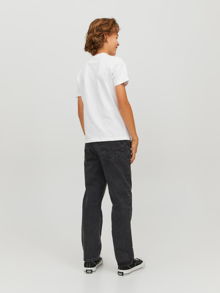 Jack & Jones Čierne chlapčenské džínsy Jack & Jones Chris