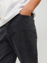 Jack & Jones Čierne chlapčenské džínsy Jack & Jones Chris