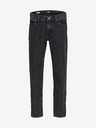 Jack & Jones Čierne chlapčenské džínsy Jack & Jones Chris