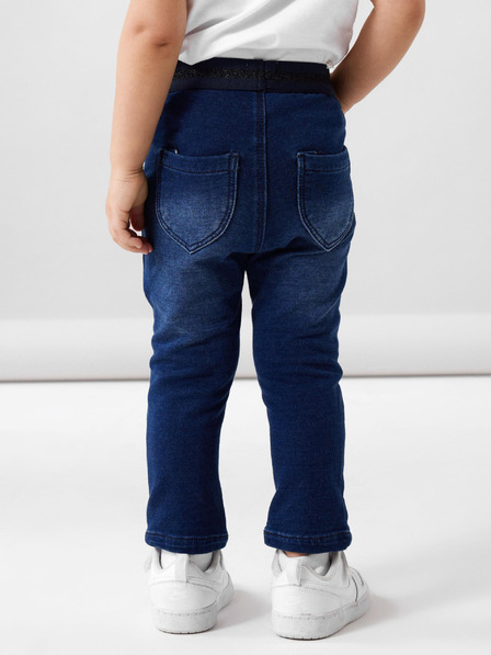 name it Tmavomodré dievčenské slim fit džínsy name it Salli