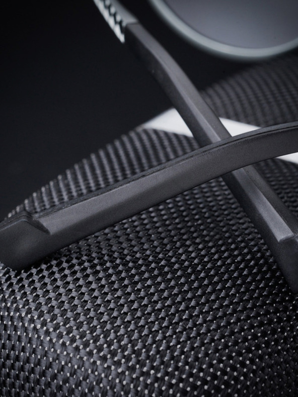 VEYREY Čierne unisex slnečné okuliare VeyRey Mutichio