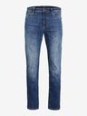 Jack & Jones Tmavomodré pánske džínsy rovného strihu Jack & Jones Mike
