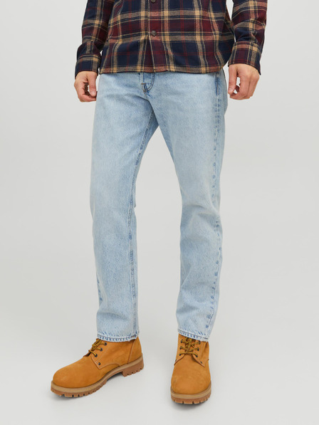 Jack & Jones Svetlomodré pánske džínsy rovného strihu Jack & Jones Chris