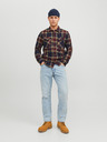 Jack & Jones Svetlomodré pánske džínsy rovného strihu Jack & Jones Chris