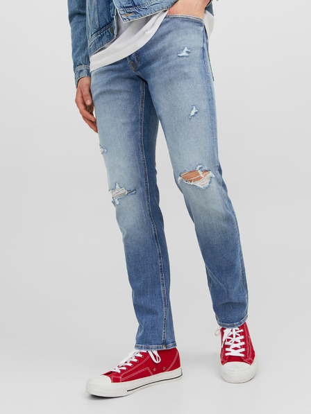 Jack & Jones Svetlomodré pánske slim fit džínsy Jack & Jones Glenn