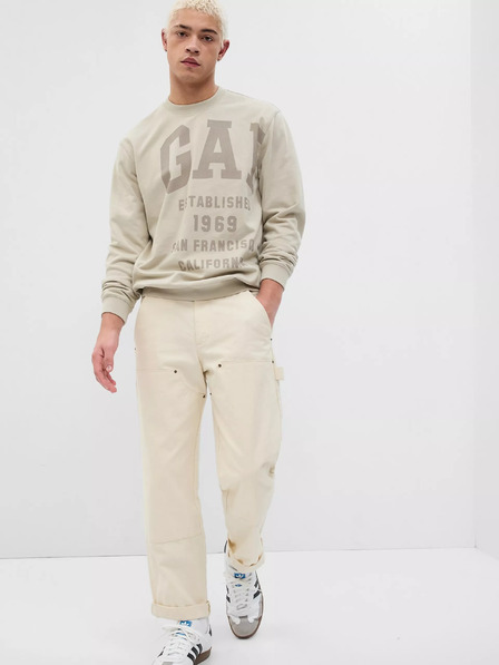 GAP Mikina logo GAP fleece